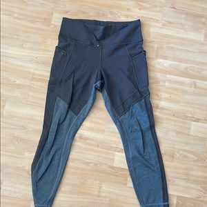 Grey Athleta leggings 7/8 inches